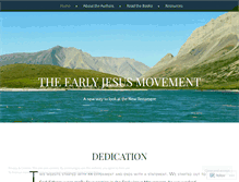 Tablet Screenshot of earlyjesusmovement.com